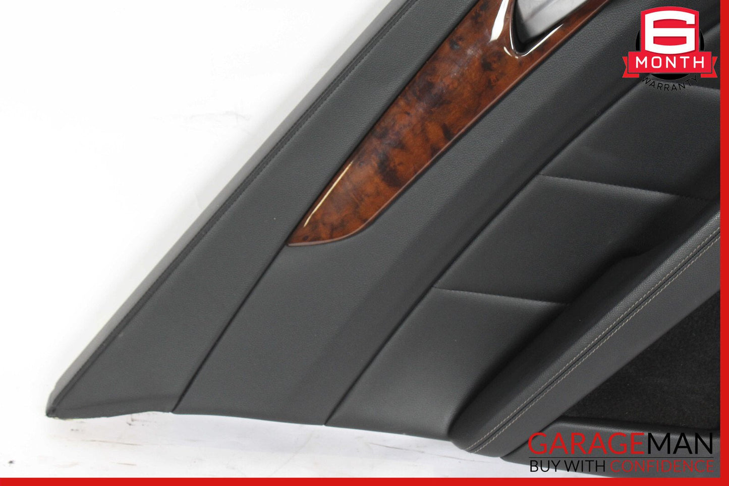 12-14 Mercedes W218 CLS550 Rear Left Side Interior Door Panel Cover Assy Black