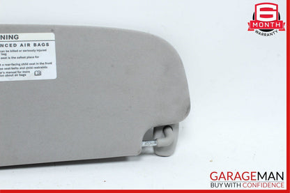 Mercedes W221 S550 Front Right Sun Visor Shade Sunvisor Grey Suede OEM