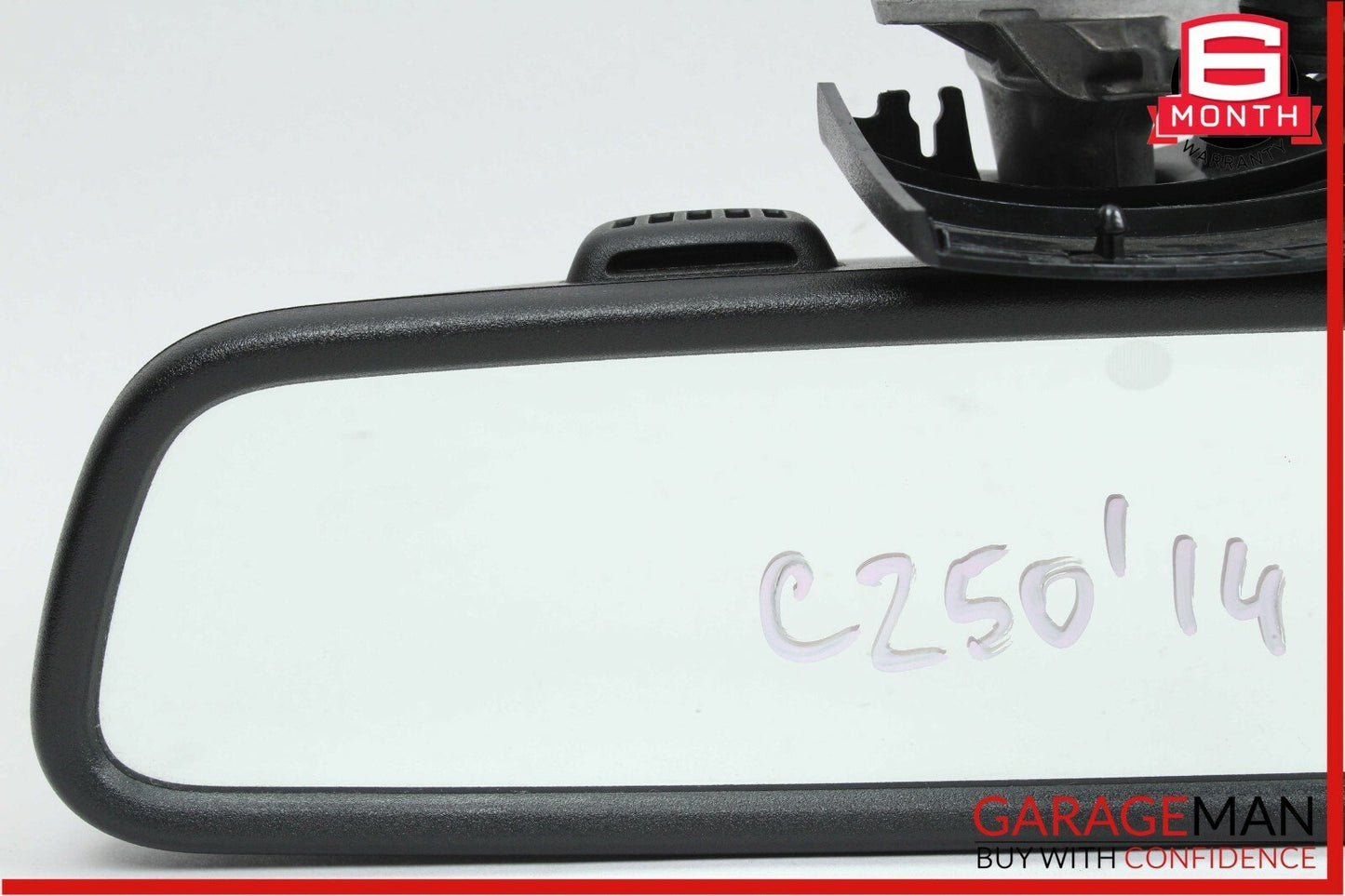08-14 Mercedes W204 C250 C300 Top Upper Rear View Mirror Assembly Black