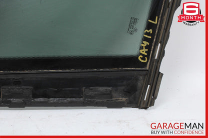 11-17 Porsche Cayenne 958 Rear Left Side Door Quarter Window Auto Glass Panel