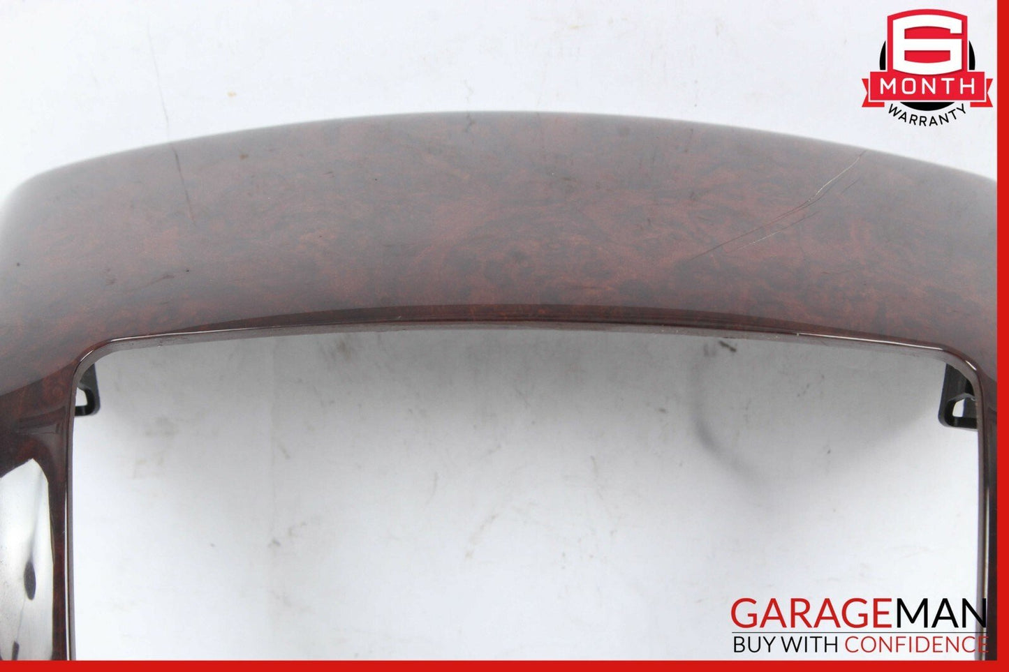 07-13 Mercedes W221 S400 S63 AMG Center Console Rear AC Control Trim Bezel Wood