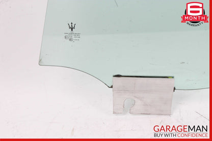 14-22 Maserati Ghibli M157 S Rear Left Driver Side Door Window Glass OEM