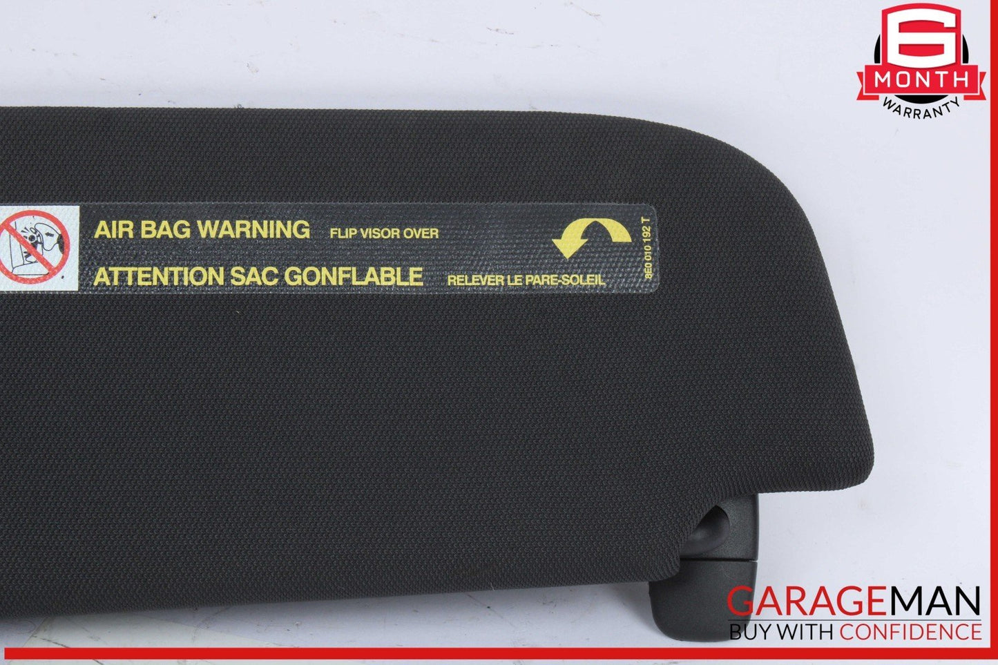 16-18 Audi A6 A7 Front Right Side Sun Visor Sunvisor Black 4G0857552 OEM