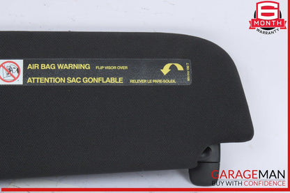 16-18 Audi A6 A7 Front Right Side Sun Visor Sunvisor Black 4G0857552 OEM