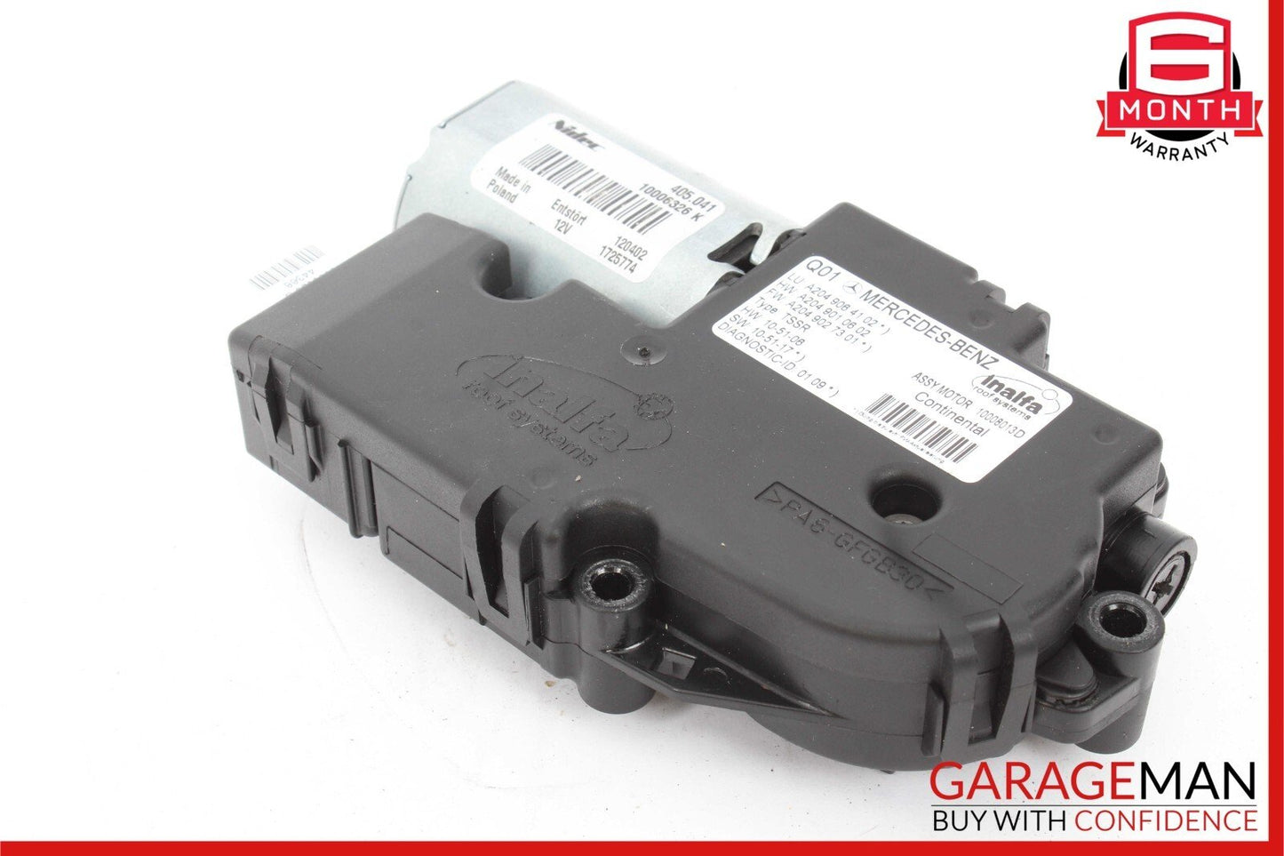 08-14 Mercedes X204 GLK250 GLK350 CL550 Panoramic Sunroof Sun Roof Motor OEM