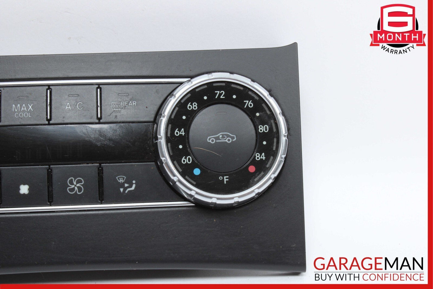 12-14 Mercedes W204 C250 C63 AC A/C Heater Climate Control Switch Trim Assembly