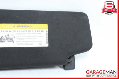 08-14 Mercedes W204 C300 Front Right Side Sun Visor Sunvisor Shade Black OEM