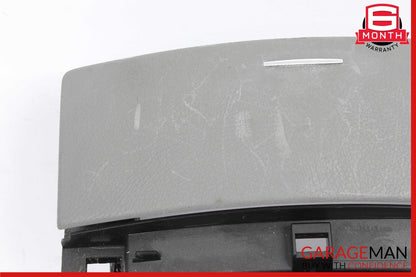 07-13 Mercedes W221 S550 S450 Center Console Dashboard CD Player Cover Gray OEM