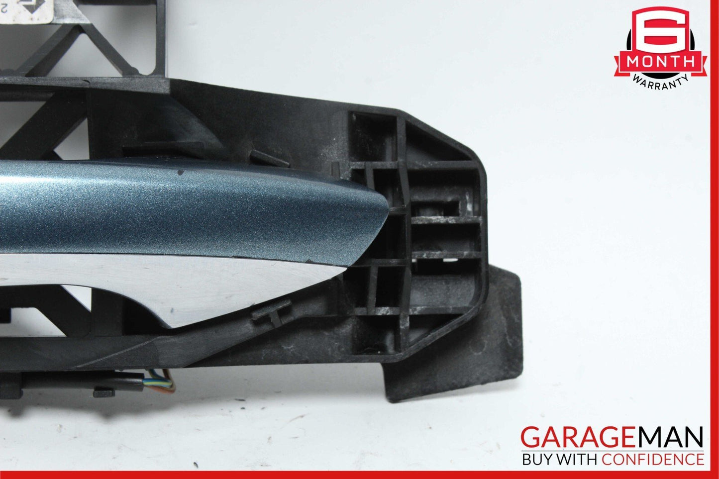 07-13 Mercedes W221 S550 Rear Left Side Exterior Door Handle Keyless Go Blue