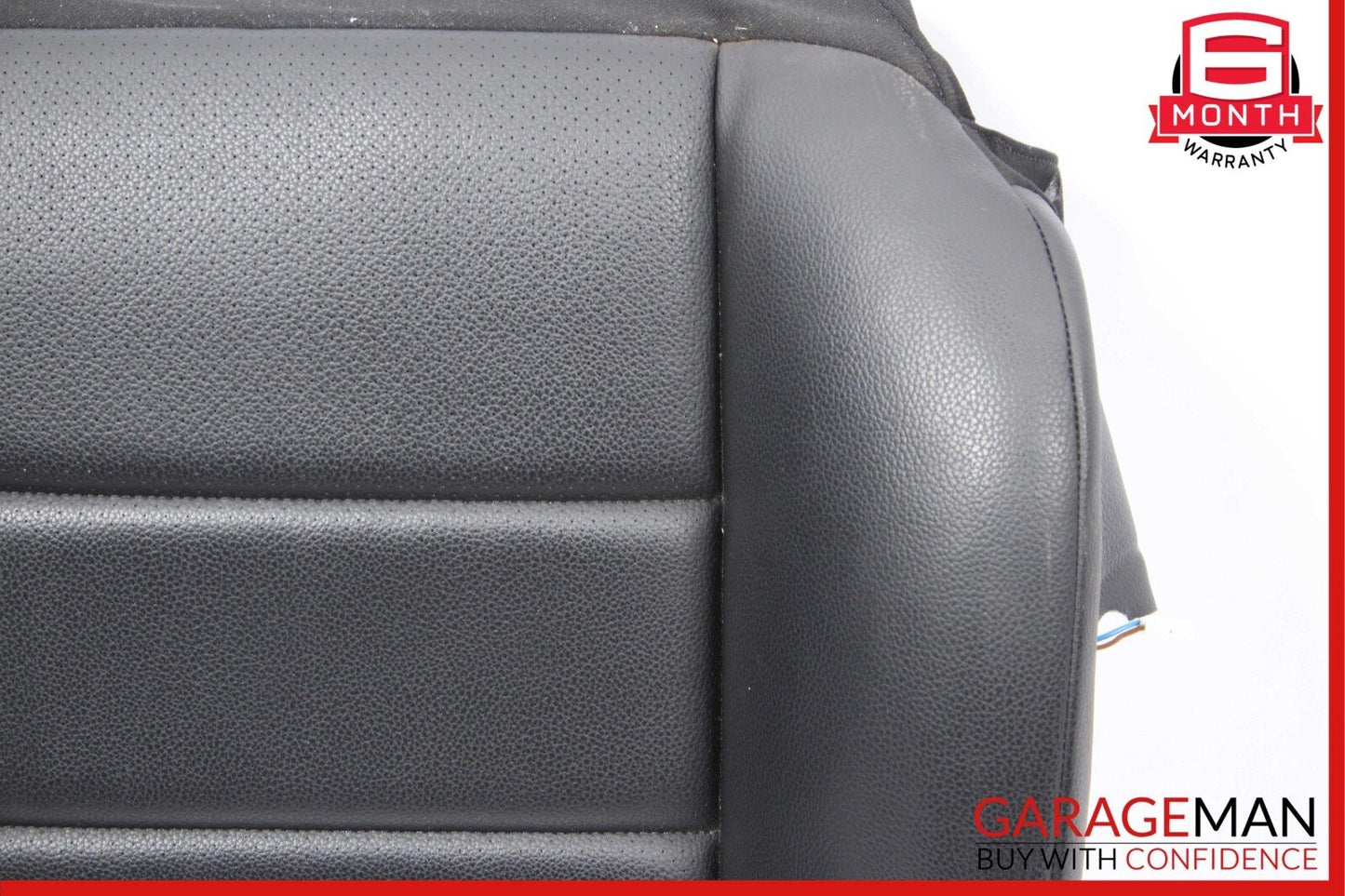 08-14 Mercedes W204 C250 Sedan Front Right Top Upper Seat Cushion Cover Black