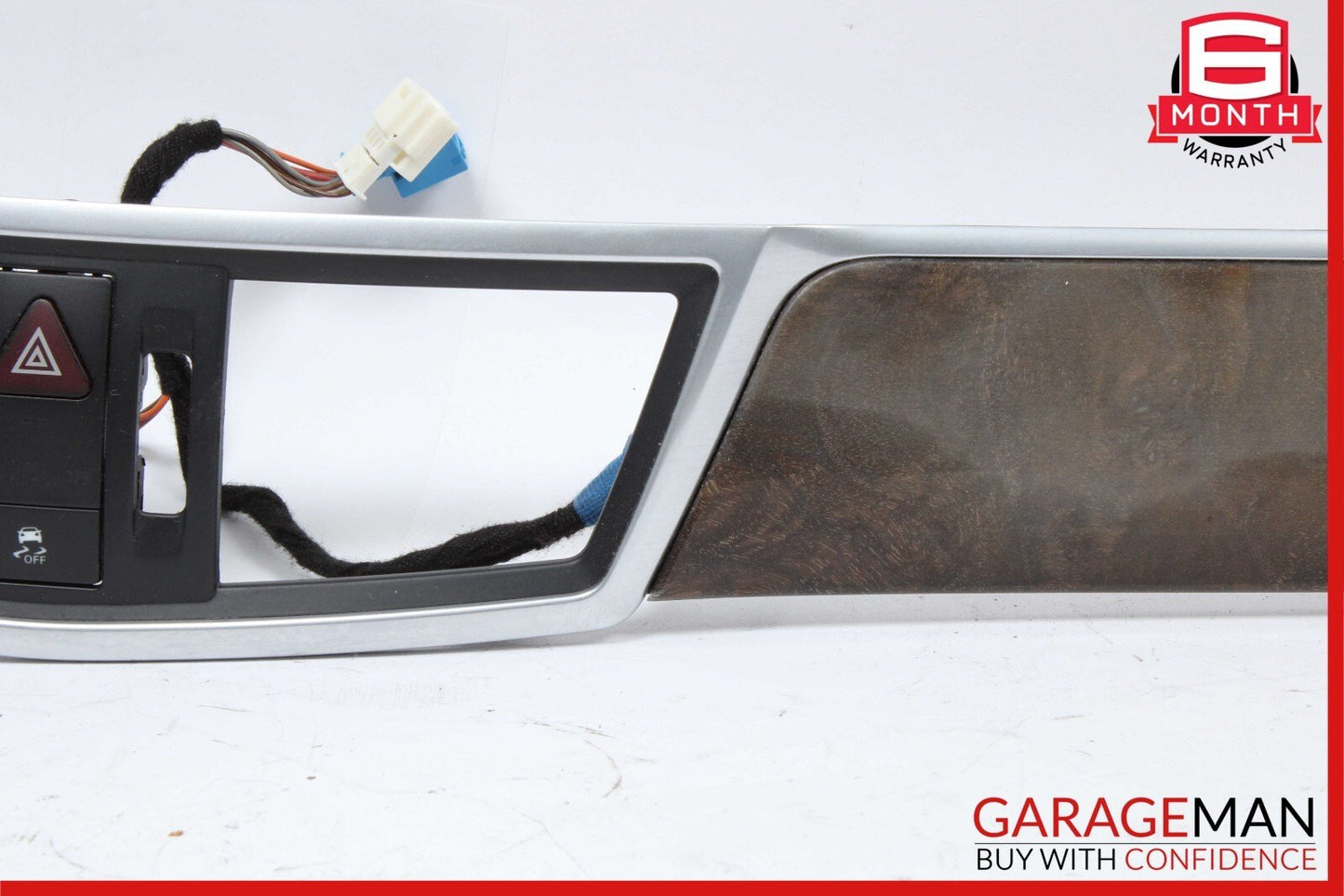 10-13 Mercedes W212 E350 E500 Dashboard Dash AC A/C Air Vent CenterÂ Trim Wood
