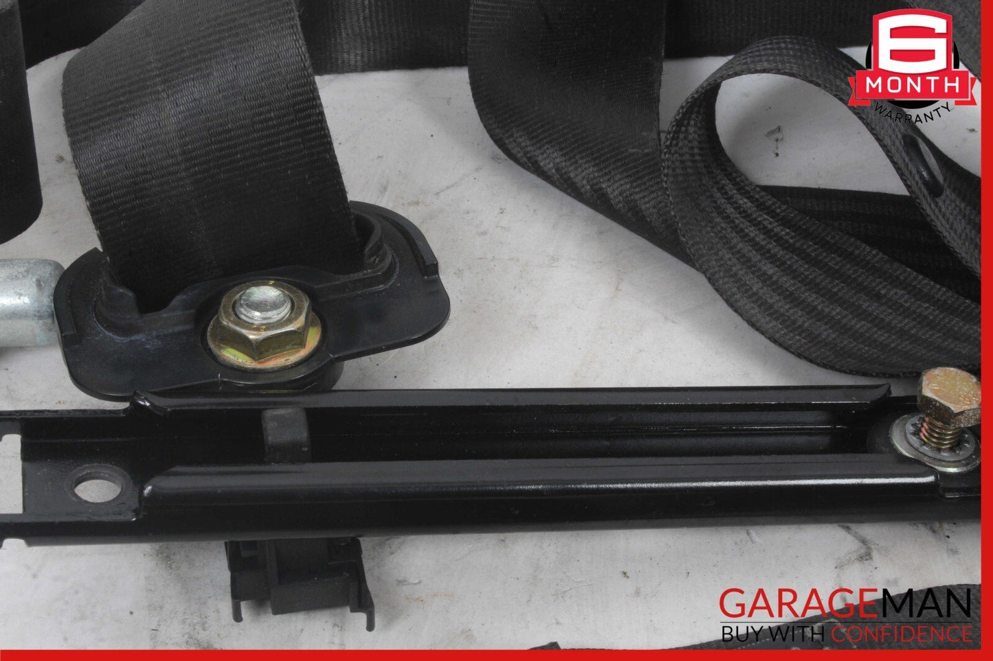03-08 Maserati Quattroporte M139 Front Left Driver Side Seat Belt Black OEM