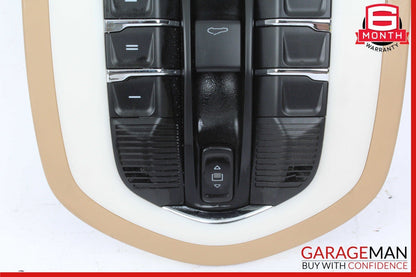 11-18 Porsche Cayenne 958 Front Overhead Dome Light Lamp Beige OEM