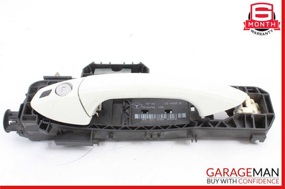 08-17 Mercedes W204 C300 Front Left Driver Side Exterior Door Handle White OEM