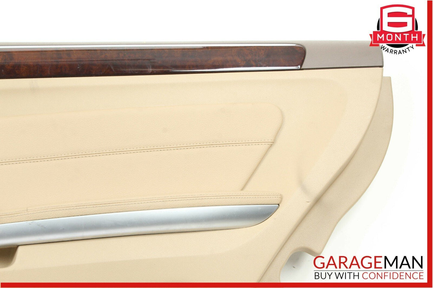 07-12 Mercedes X164 GL450 Rear Right Side Complete Interior Door Panel Brown