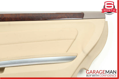 07-12 Mercedes X164 GL450 Rear Right Side Complete Interior Door Panel Brown