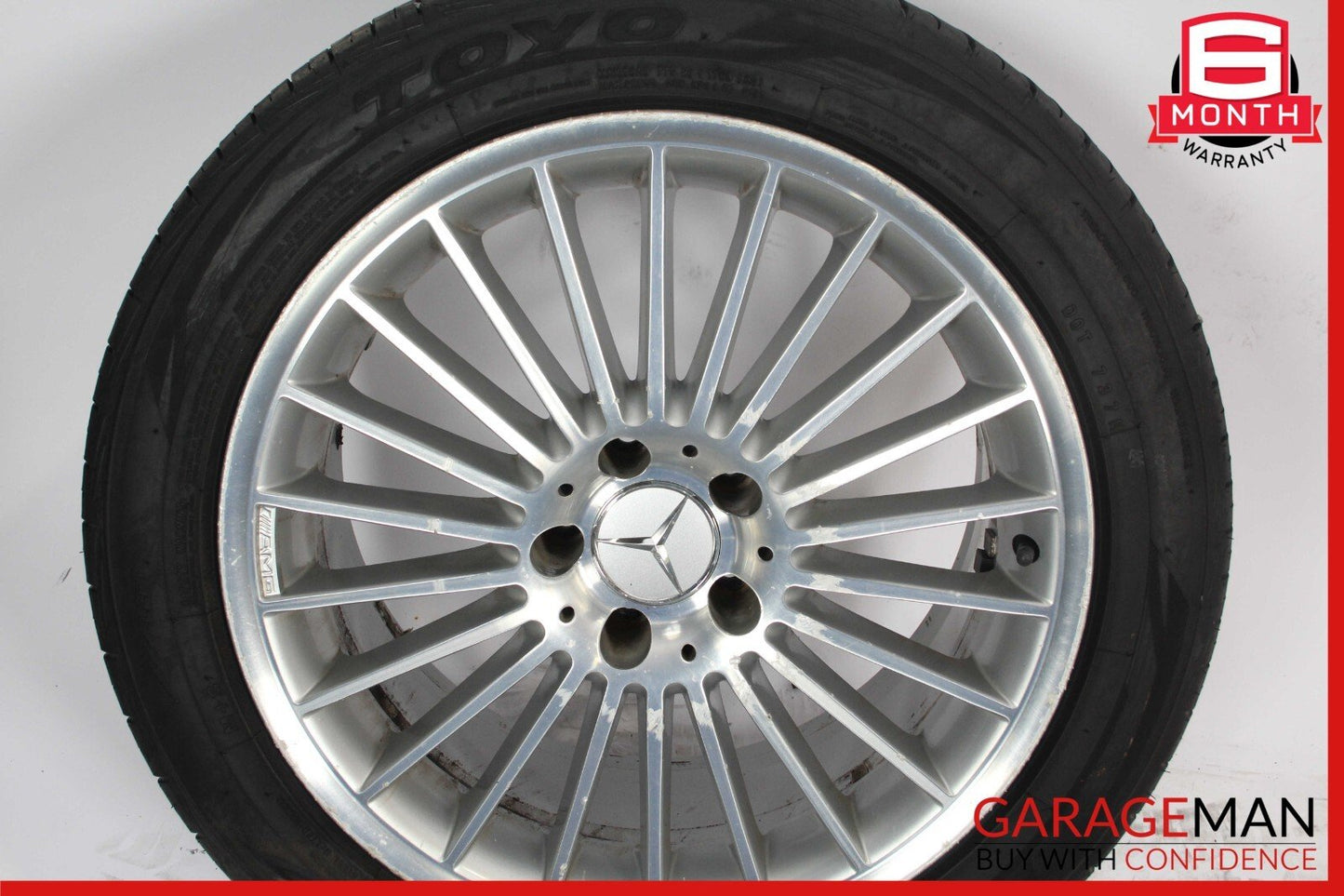 03-12 Mercedes R230 SL550 SL63 AMG Rear Right / Left Wheel Tire Rim 9.5Jx18H2