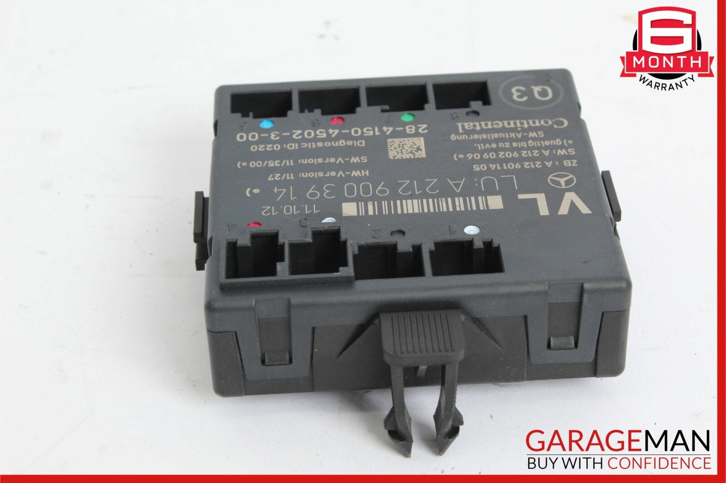 08-18 Mercedes W204 C250 SLK250 CLS400 Front Left Side Door Control Module Unit