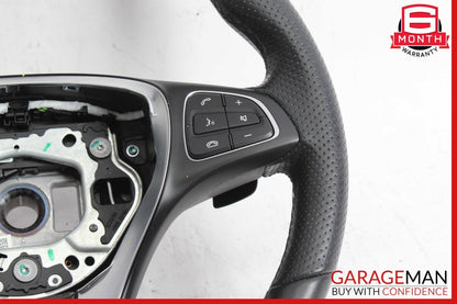 14-20 Mercedes W117 CLA250 GLA250 Steering Wheel w/ Paddle Shifters Assy Black