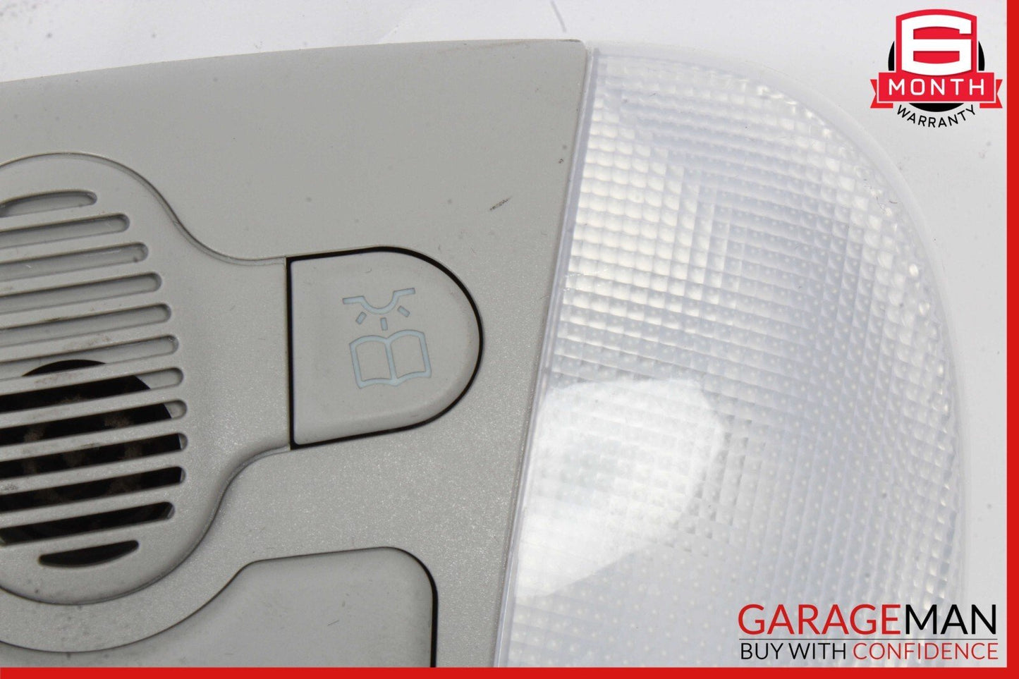 05-12 Mercedes R230 SL500 Front Top Upper Overhead Dome Reading Map Light Gray