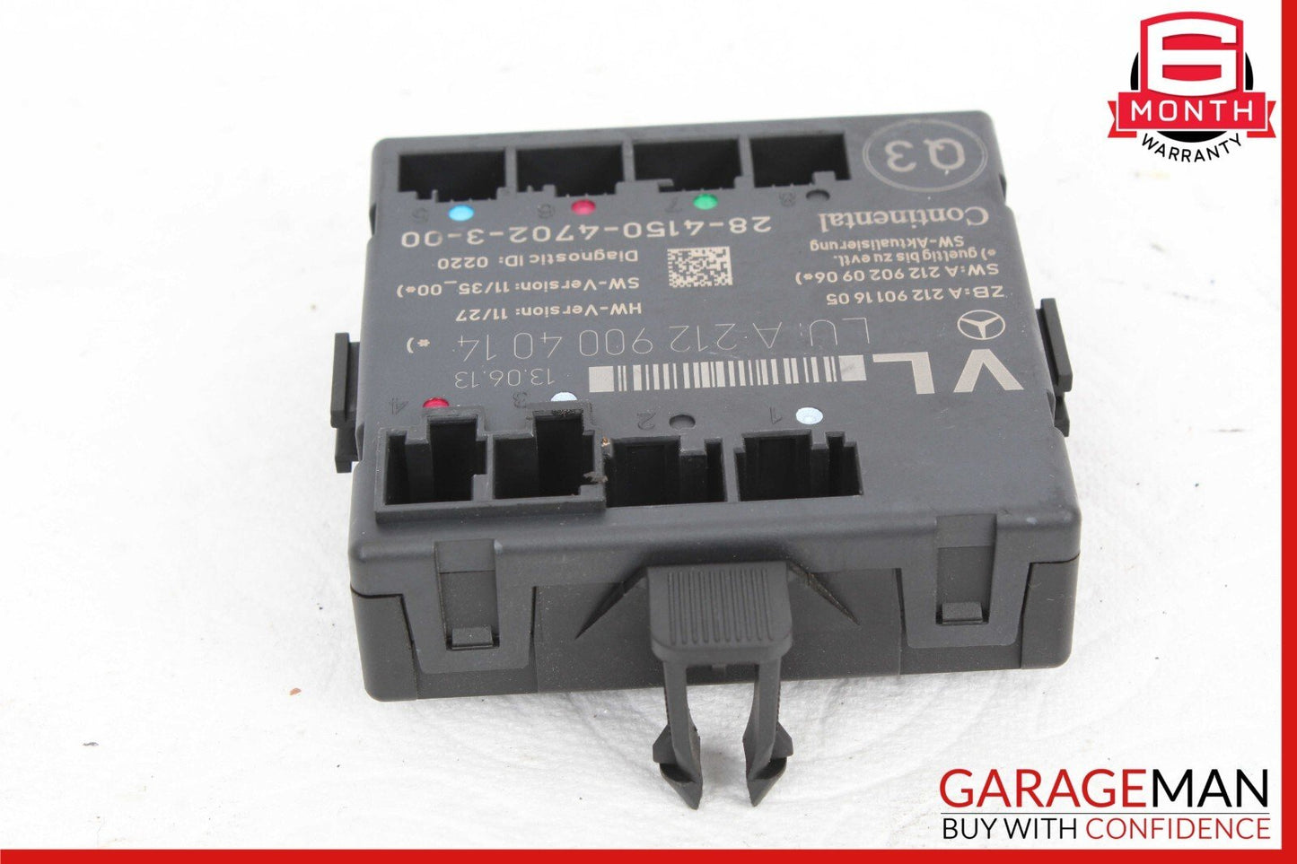 08-18 Mercedes C350 SLK250 CLS550 C250 E400 Front Left Door Controller Module