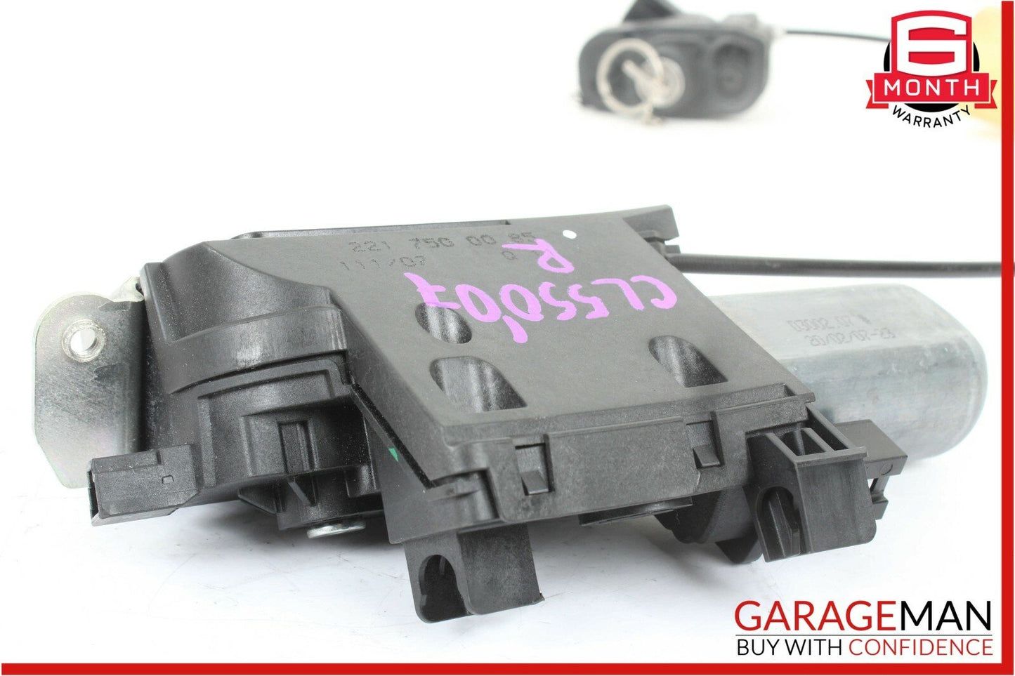 07-13 Mercedes CL550 S600 Rear Trunk Lid Lock Latch Actuator w/ Key Cylinder OEM