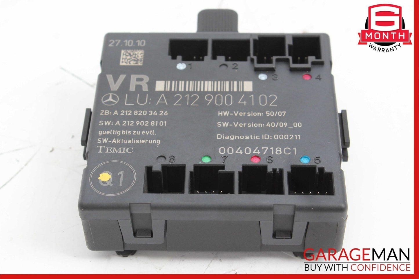 08-14 Mercedes W204 C250 C300 C350 Front Right Side Door Control Module Unit OEM