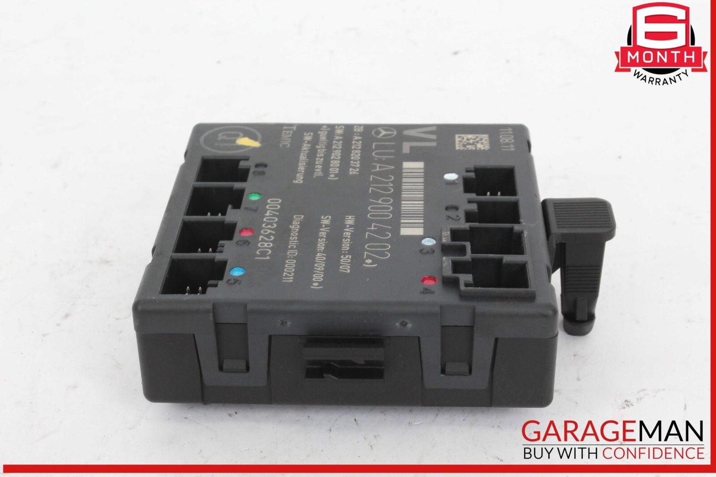 08-18 Mercedes W204 C250 Front Left Driver Side Door Control Module Unit OEM
