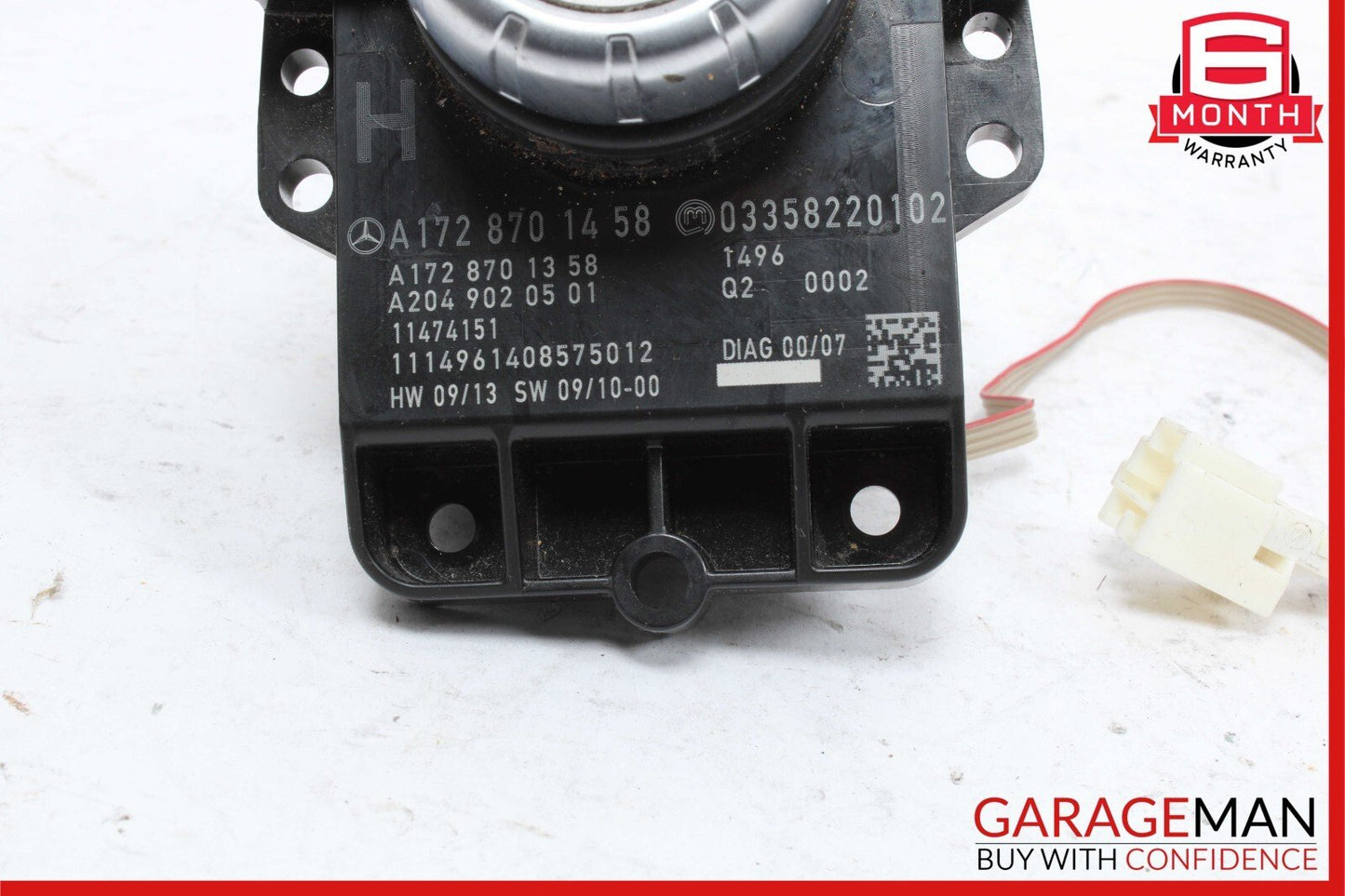12-16 Mercedes R172 SLK350 Console Head Unit Controller Knob Multi Switch OEM
