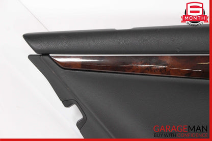 08-14 Mercedes W204 C250 C300 C350 Rear Left Interior Door Panel Assy Anthracite