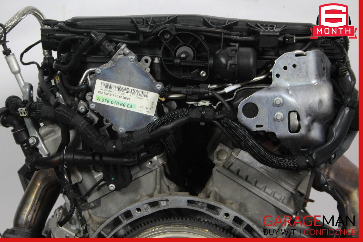 13-15 Mercedes W212 E400 Hybrid 3.5L Engine Motor Block Assembly OEM
