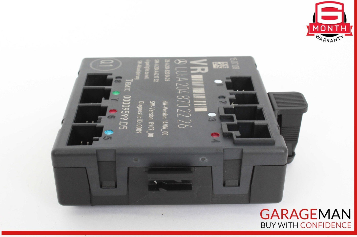 08-18 Mercedes W204 C300 Front Right Passenger Side Door Control Module Unit OEM