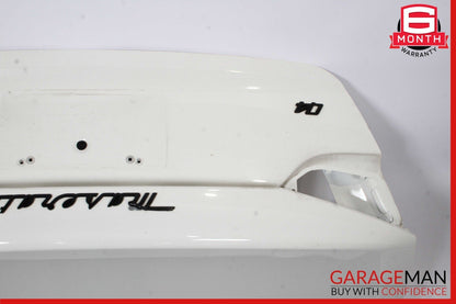 14-18 Maserati Quattroporte Rear Trunk Lid Deck Shell Panel White OEM