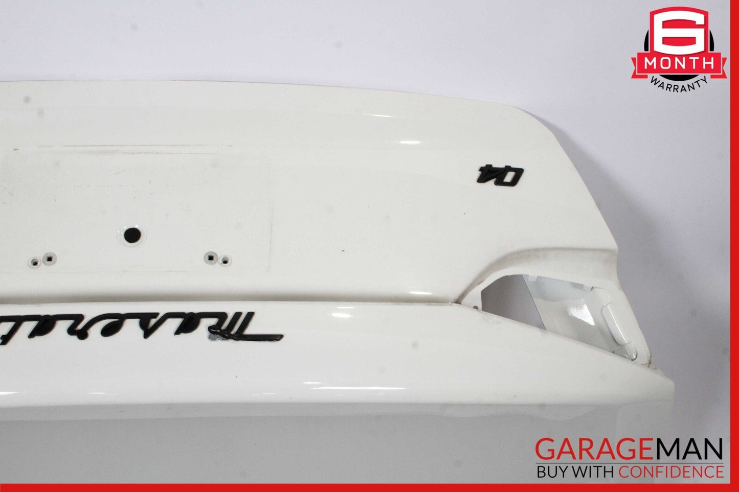 14-18 Maserati Quattroporte Rear Trunk Lid Deck Shell Panel White OEM