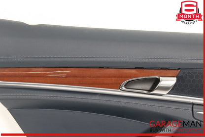10-16 Porsche Panamera 970 Rear Left Interior Door Panel Leather OEM