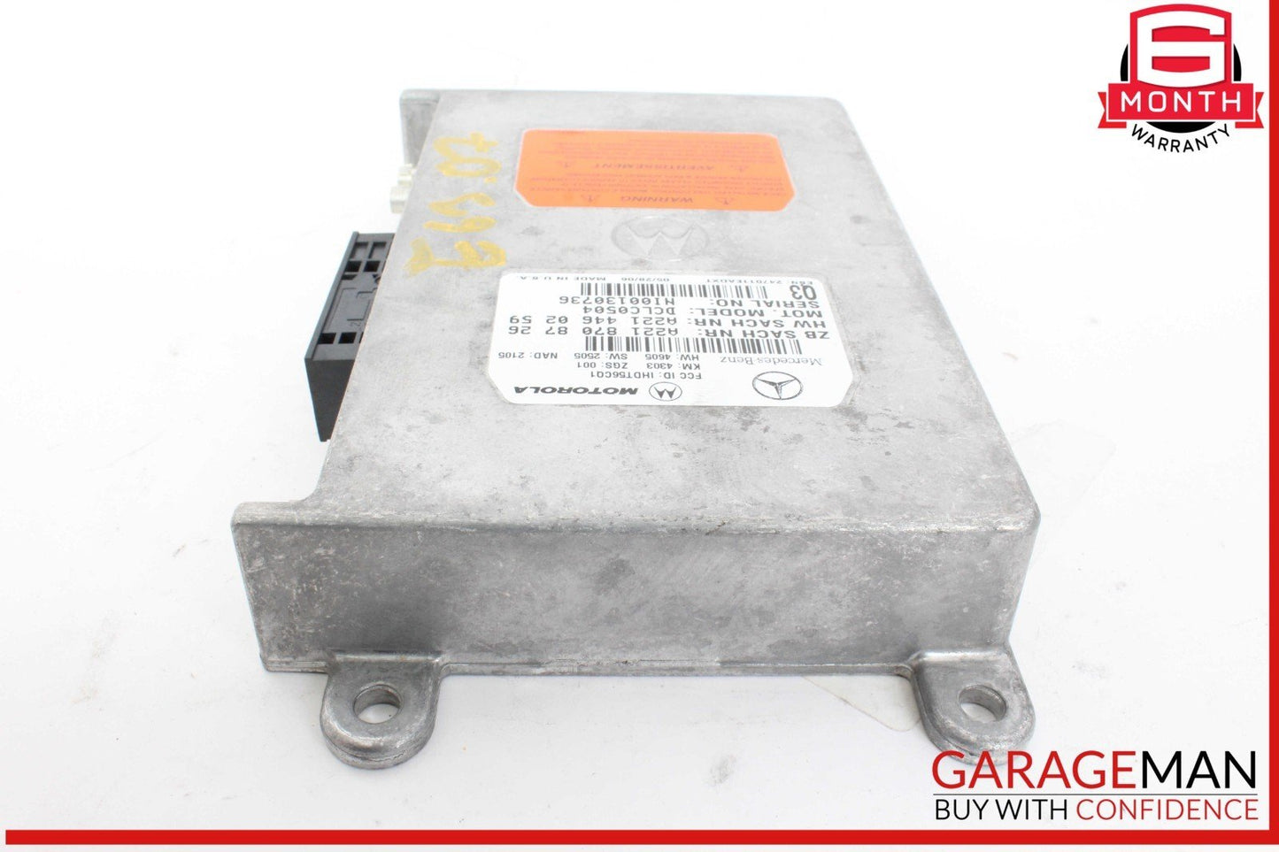 Mercedes W211 E63 AMG Voice Communication Control Module 2218708726 OEM