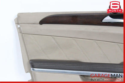 13-16 Mercedes X166 GL350 GL450 Front Left Side Interior Door Panel Assy Beige
