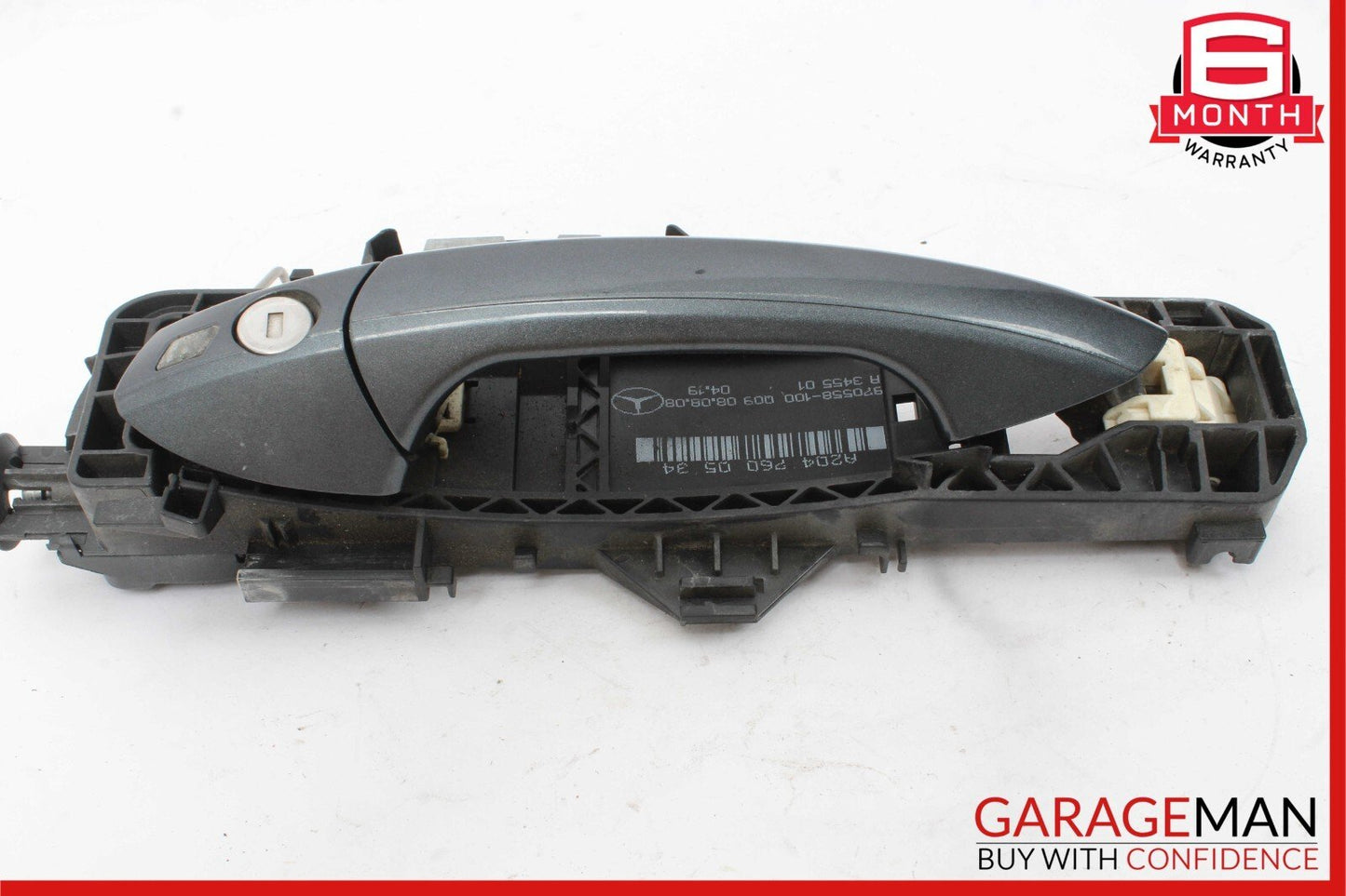 08-11 Mercedes W204 C300 C250 Front Left Driver Side Exterior Door Handle Grey