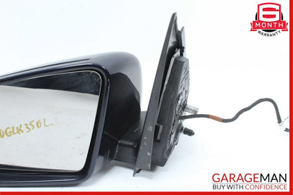 10-12 Mercedes X204 GLK350 Front Left Side Mirror Rear View Door Blue OEM