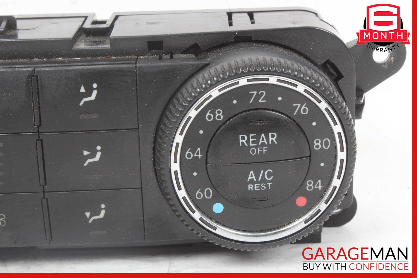 07-12 Mercedes X164 GL450 4Matic A/C AC Heater Climate Control Switch Trim OEM