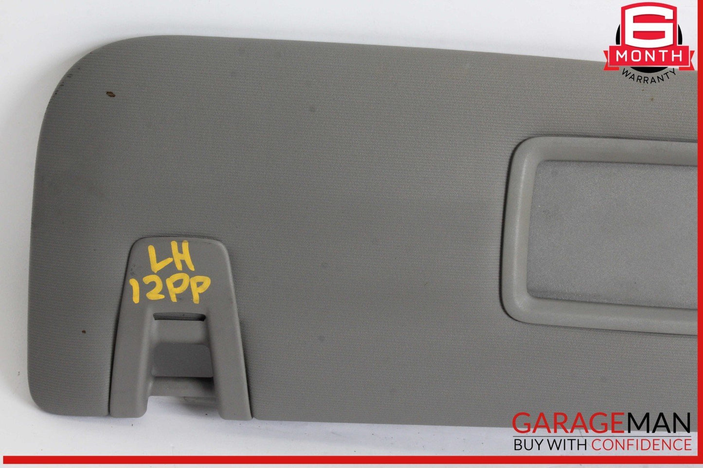 10-16 Porsche Panamera 970 Front Left Driver Side Sunvisor Sun Visor Gray OEM