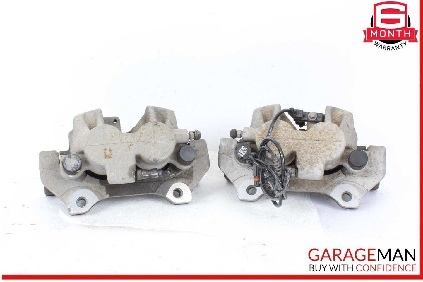 12-19 Mercedes X166 GL450 4MATIC Front Left & Right Brake Caliper Calipers Set