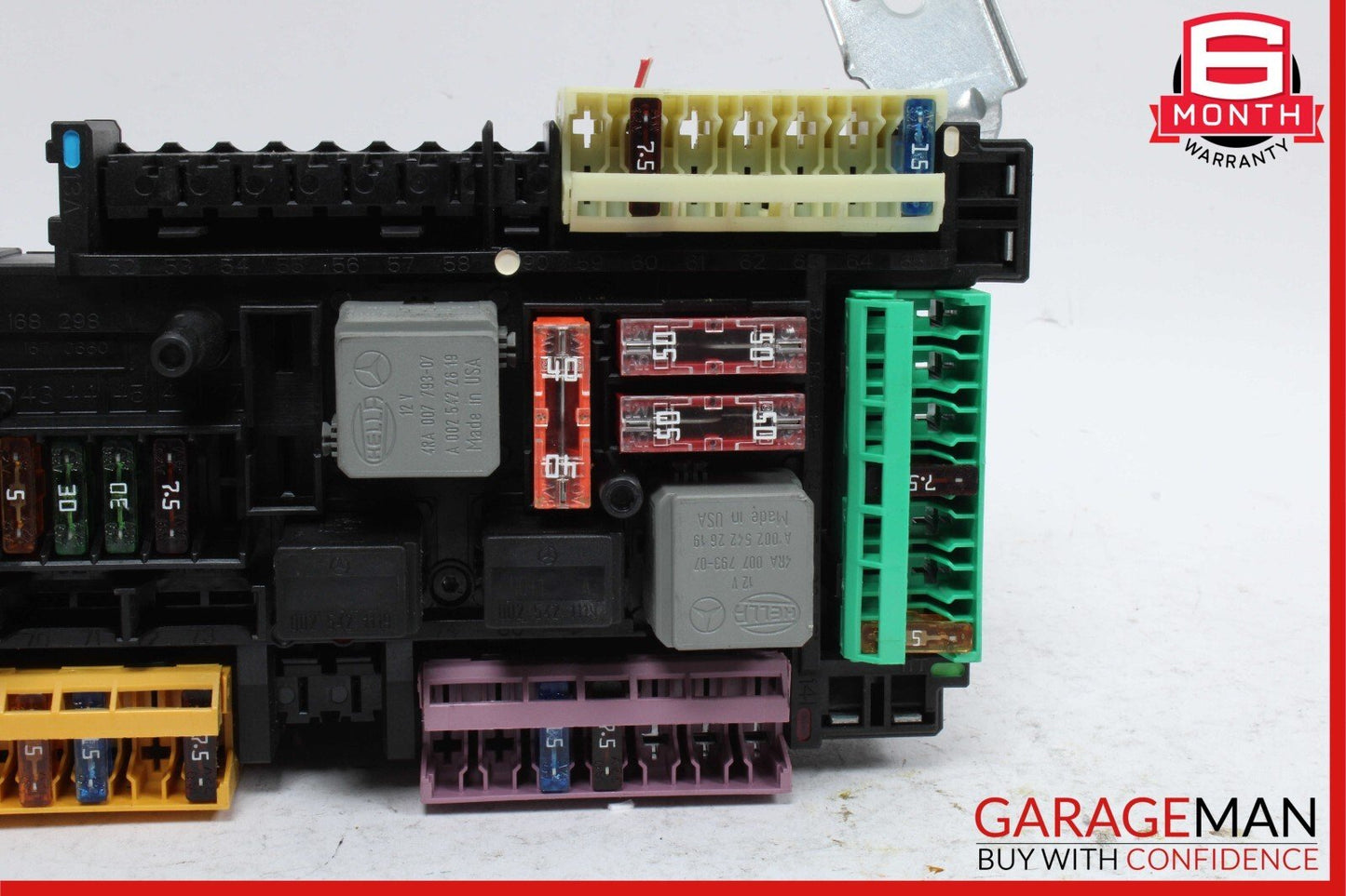 10-11 Mercedes W212 E550 E63 AMG Rear SAM Module Fuse Box Relay Assy