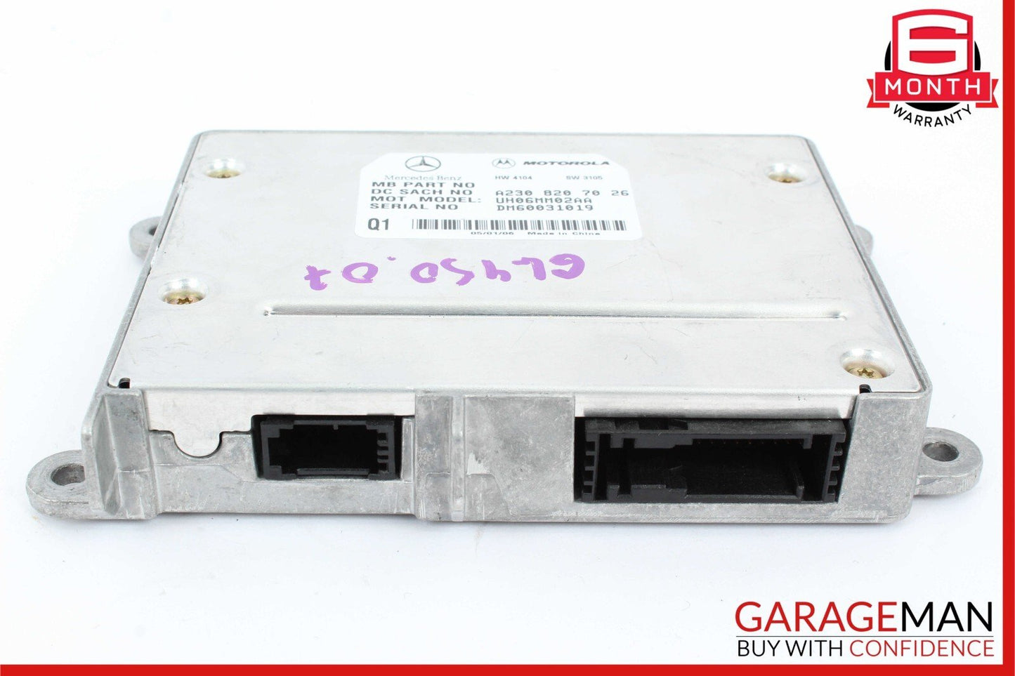 07-09 Mercedes X164 GL450 R350 SL550 Voice Phone Telephone Communication Module