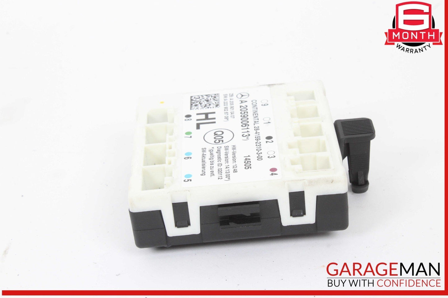 15-20 Mercedes W205 C300 Rear Left Driver Side Door Control Module Unit OEM