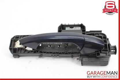 12-14 Mercedes W204 C300 C250 Sedan Right Passenger Exterior Door Handle Blue