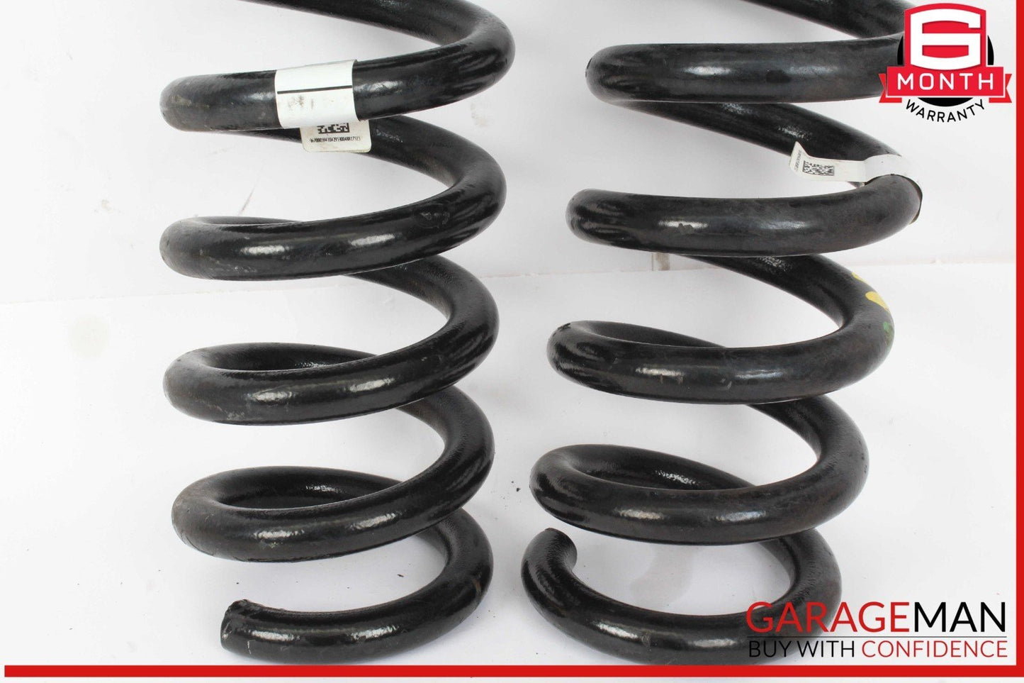 14-17 Maserati Ghibli Rear Right & Left Side Suspension Coil Spring Absorber Set