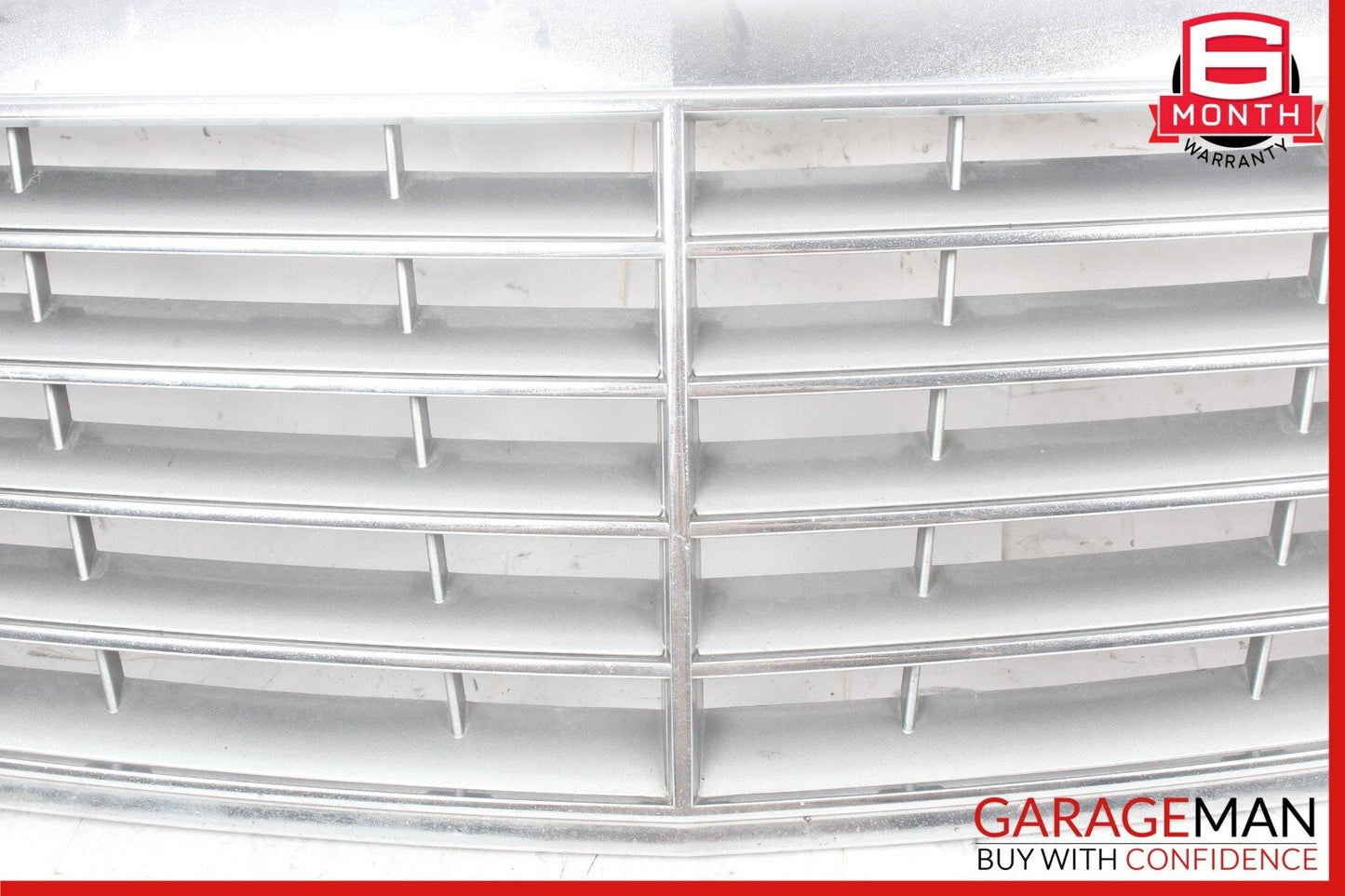 03-06 Mercede W211 E320 E500 E55 AMG Hood Radiator Grille Grill Chrome OEM