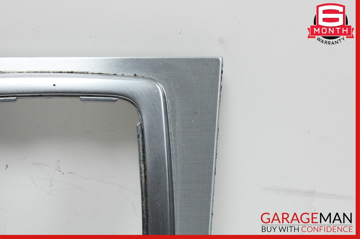 08-14 Mercedes W204 C250 C63 AMG Center Console Shifter Trim Cover Bezel Silver