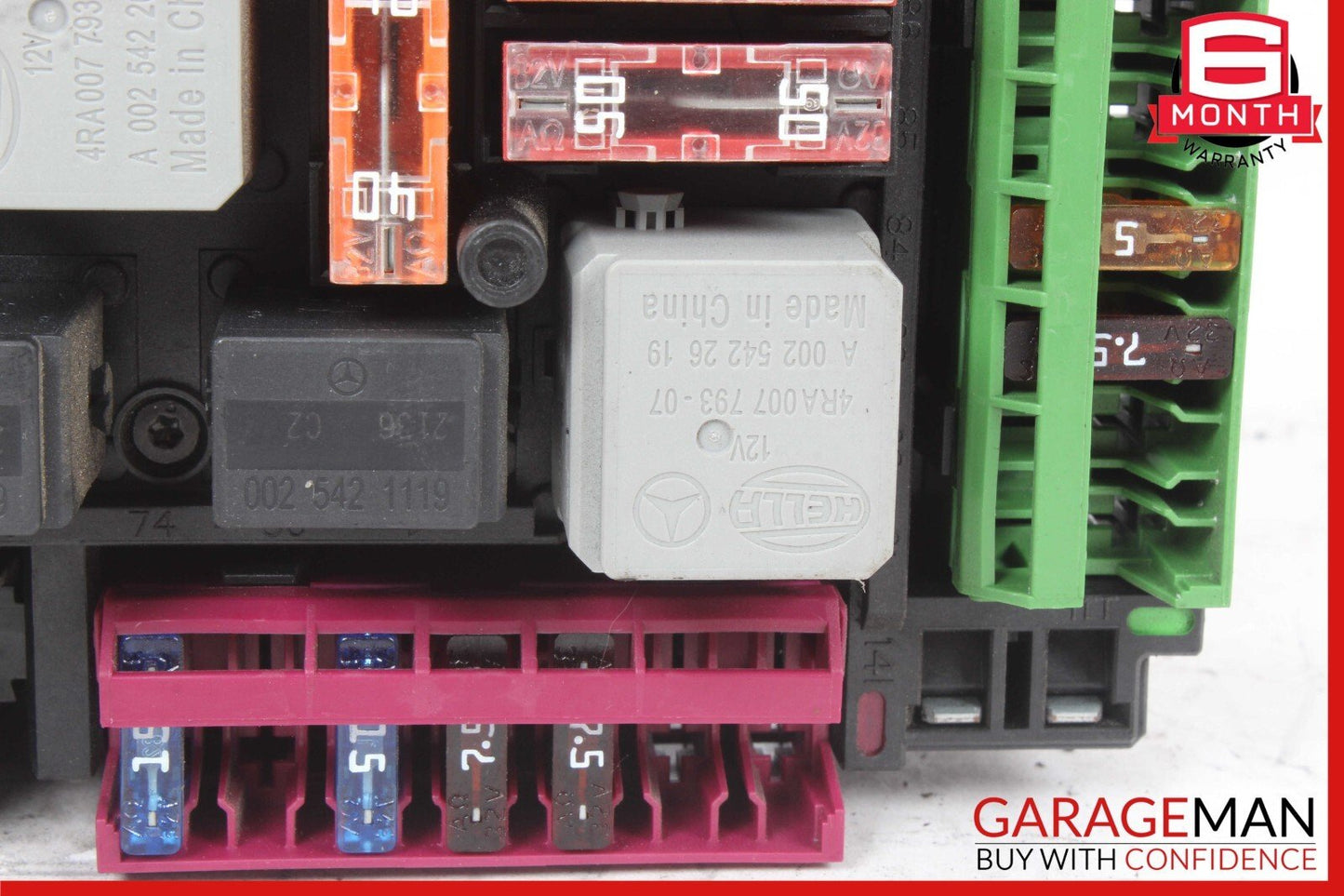 10-18 Mercedes W218 CLS500 E350 E63 Rear SAM Fuse Box Relay Control Module Assy